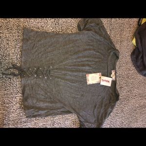 Pink rose vintage crop top size L